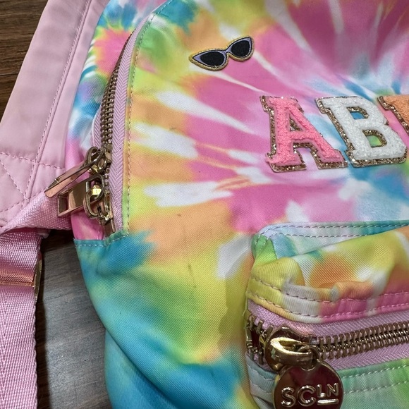 Stoney Clover Lane Colorful Tie-Dye Backpack - Picture 11 of 13
